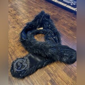 Black unicorn spirit hood